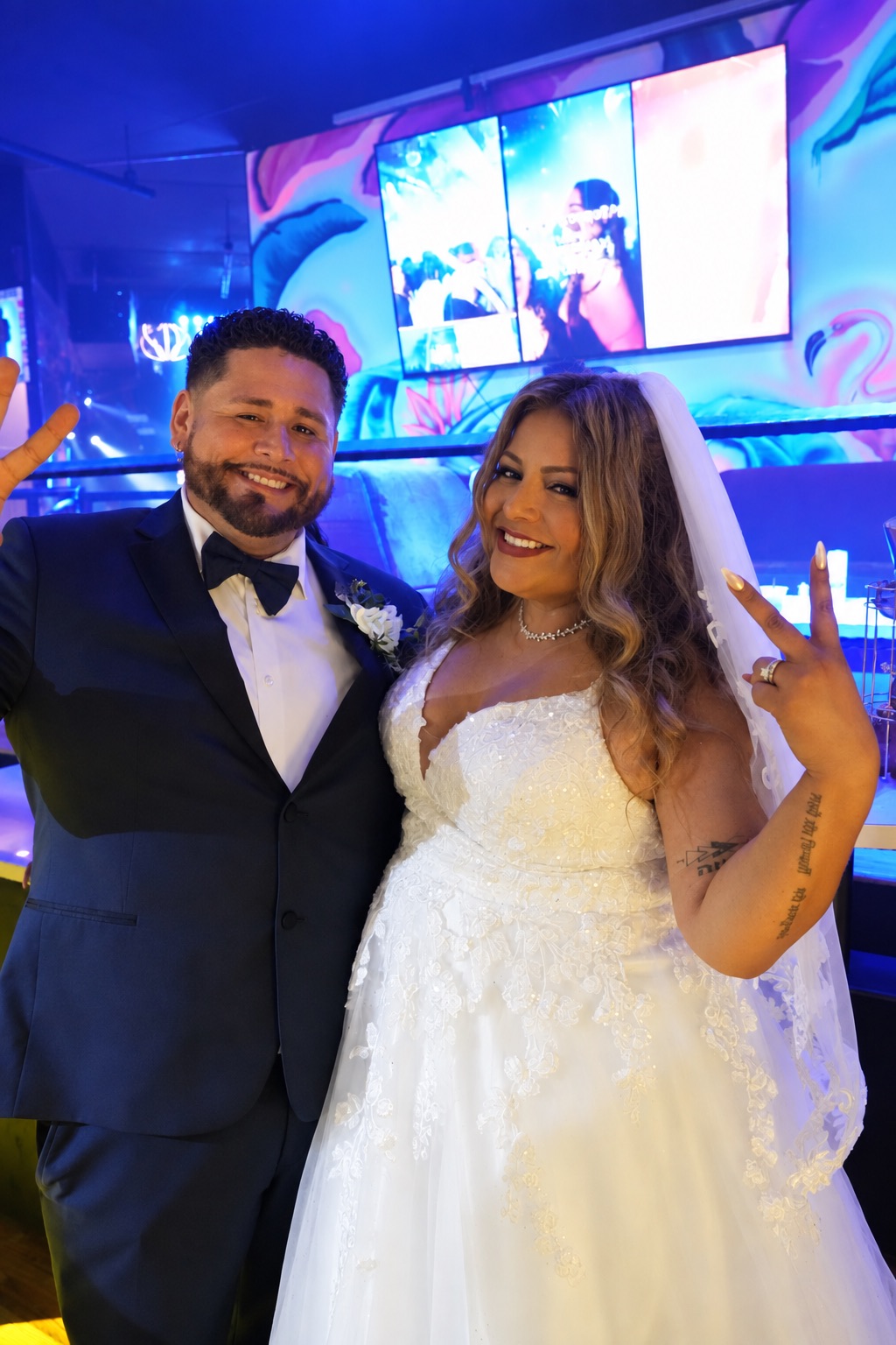 Couple celebrating together at Coco Bongo